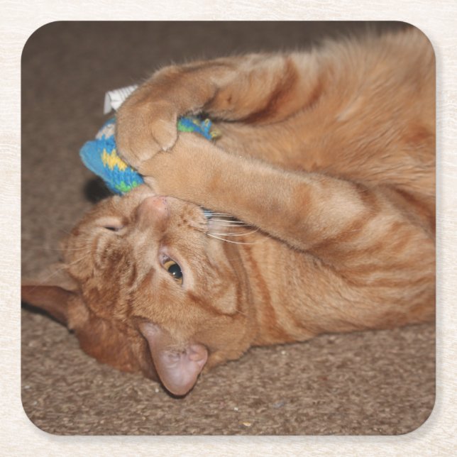 Posavasos Cuadrado De Papel Tater (Anverso)