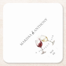 Tema de Vino de Par Perfecto para Fiesta de Compro