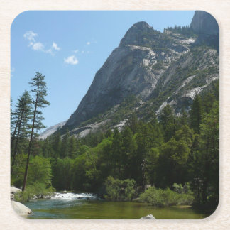Posavasos Cuadrado De Papel Tenaya Creek en el Parque Nacional Yosemite