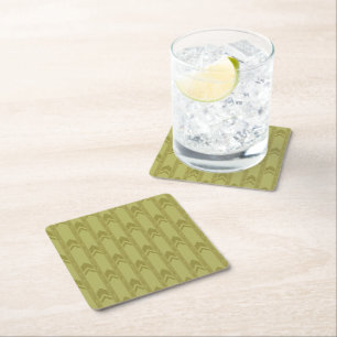 Posavasos Cuadrado De Papel The Backrooms Coasters