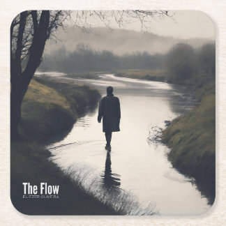 Posavasos Cuadrado De Papel The Flow