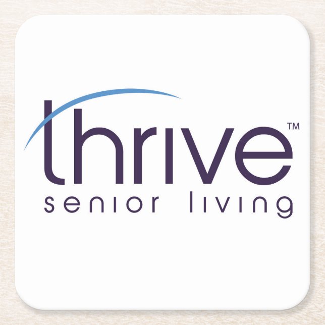 Posavasos Cuadrado De Papel Thrive Coaster (Anverso)