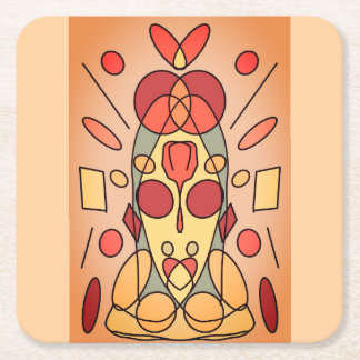 Posavasos Cuadrado De Papel Throwpillows