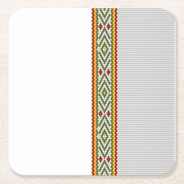 Posavasos Cuadrado De Papel Tibeb (Anverso)