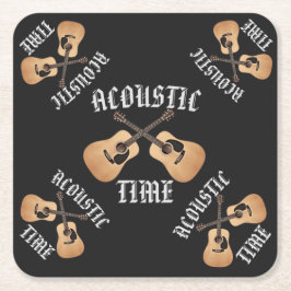 POSAVASOS CUADRADO DE PAPEL TIEMPO ACOSTUMBRE