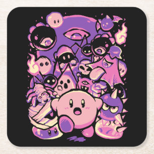 Posavasos Cuadrado De Papel Tierra de Pesadilla