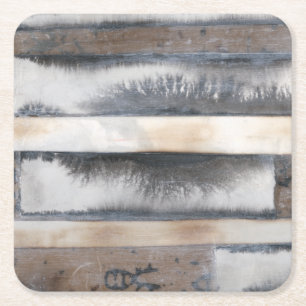 Posavasos Cuadrado De Papel Tierra y humo I