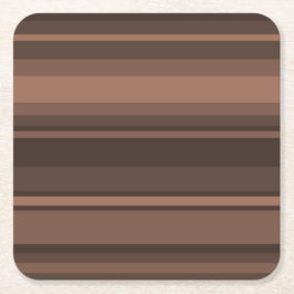 Posavasos Cuadrado De Papel Tierras de chocolate