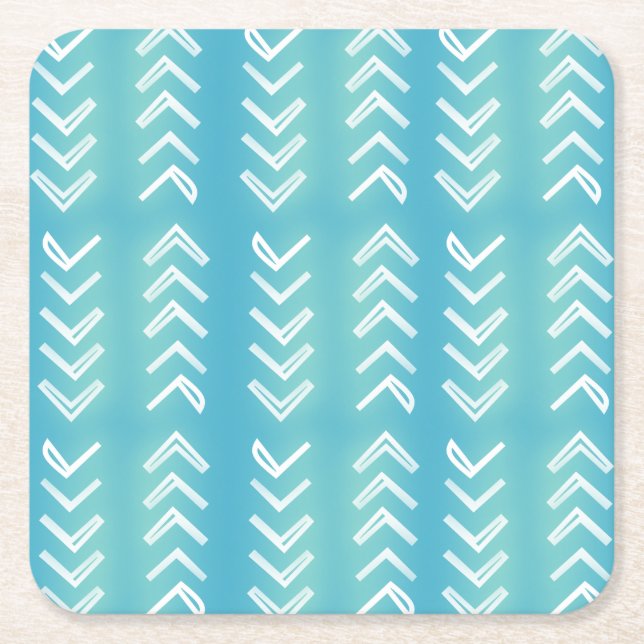 Posavasos Cuadrado De Papel Tiki Arrow Coaster (Anverso)