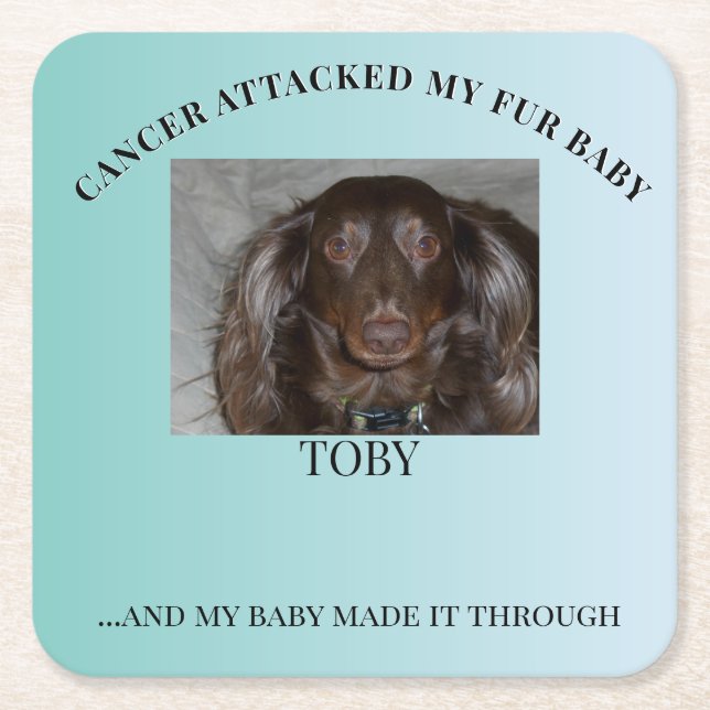 Posavasos Cuadrado De Papel Together We Rose Above It (Anverso)