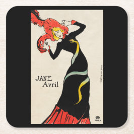 Posavasos Cuadrado De Papel Toulouse-Lautrec