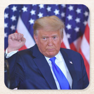 Posavasos Cuadrado De Papel Trump 224 Recuperar Estados Unidos