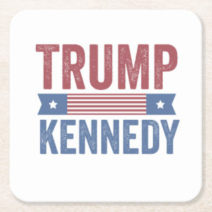 Posavasos Cuadrado De Papel Trump Vance Kennedy recuperará a Estados Unidos
