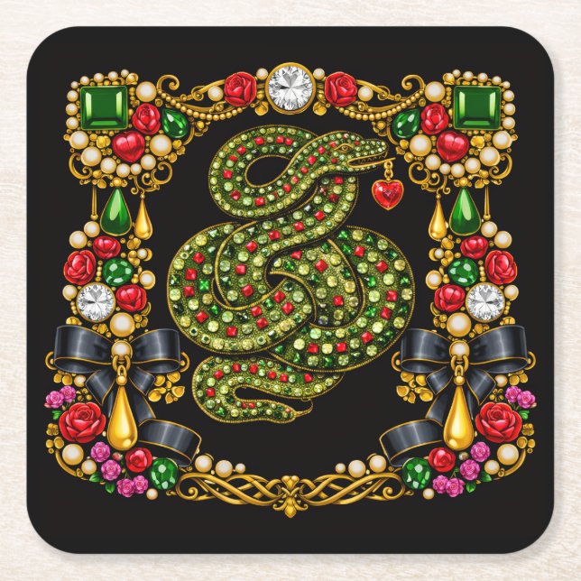 Posavasos Cuadrado De Papel Tudor Inspired Design Scottish Scotland History  (Anverso)