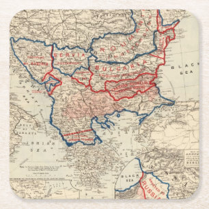 Posavasos Cuadrado De Papel Turquía en Europa 10