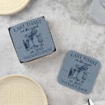 Posavasos Cuadrado De Papel Última Tostada En La Fiesta De Bachelorette De Coa<br><div class="desc">Eleve su última tostada en la fiesta de la soltera de la playa costera con la exquisita última tostada en la montaña de papel de la plaza costera. Este accesorio de soltera de lujo personalizado encarna la esencia de la celebración de un cóctel social club, ofreciendo un toque de sofisticación...</div>