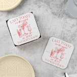 Posavasos Cuadrado De Papel Última Tostada En La Fiesta De Bachelorette De Coa<br><div class="desc">Disfrute del encanto costero con la "Última tostada en la montaña de papel de la Bachelorette Party de Coast Beach", una deliciosa fusión de lujo personalizado y celebración junto a la playa. Imprimidas con la frase caprichosa, "Última tostada en la costa", estas galletitas de papel cuadrado son más que funcionales;...</div>