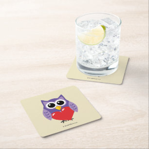 Posavasos Cuadrado De Papel Un amor exclusivo