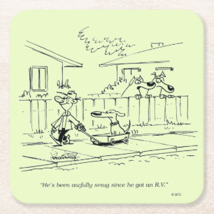 Posavasos Cuadrado De Papel Un nuevo paseo