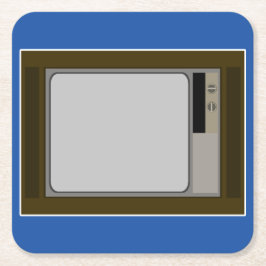 Posavasos Cuadrado De Papel Un poco de los años 60.