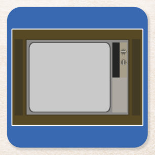 Posavasos Cuadrado De Papel Un poco de los años 60.