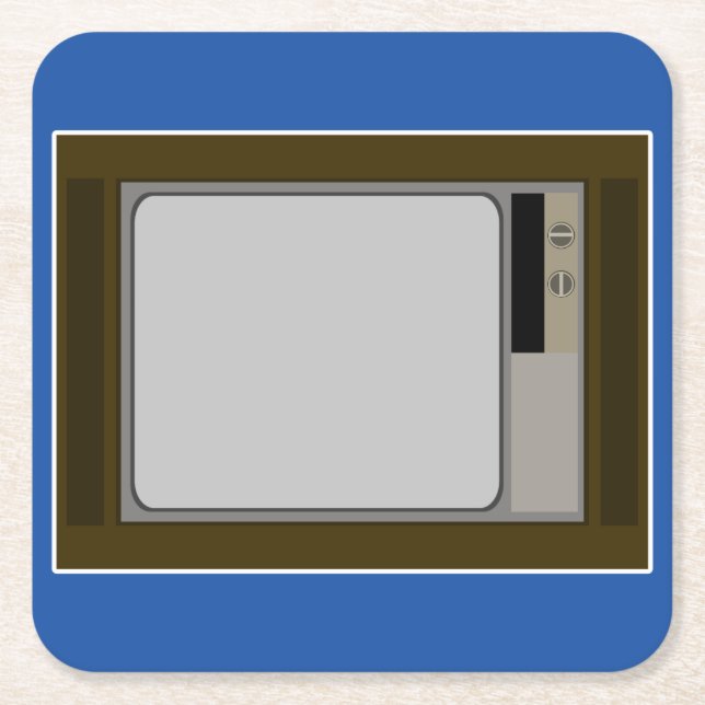 Posavasos Cuadrado De Papel Un poco de los años 60. (Anverso)