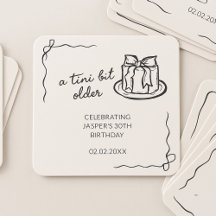 Un poco más viejo Tini Bow Cake Fiesta de cumpleañ