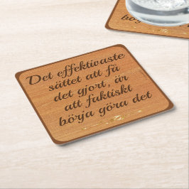 Posavasos Cuadrado De Papel Underlägg — Uträtta