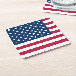 Posavasos Cuadrado De Papel United States of America