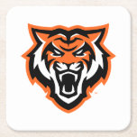 Posavasos Cuadrado De Papel Universidad Estatal de Idaho bengala diseño espiri<br><div class="desc">¡Muéstrate el orgullo de la Universidad Estatal de Idaho con este audaz diseño de temática bengalí! Con el fiero y poderoso logo del tigre de Bengala, este diseño es perfecto para estudiantes, ex alumnos y fans que quieren representar a la ISU con espíritu escolar. Ya sea para el día del...</div>