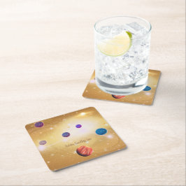 Posavasos Cuadrado De Papel Universo