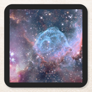 POSAVASOS CUADRADO DE PAPEL UNIVERSO COASTERS DE PAPEL