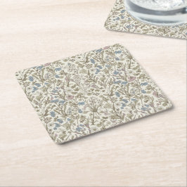 Posavasos Cuadrado De Papel Untamed Petals