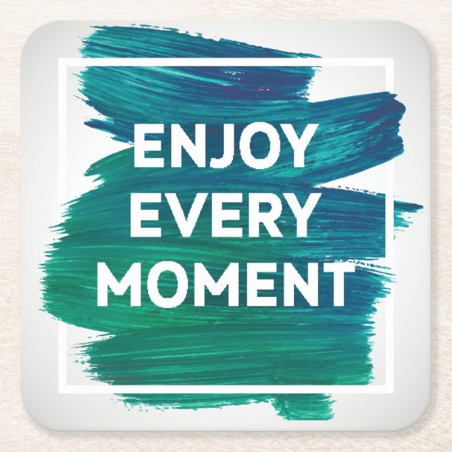 Posavasos Cuadrado De Papel Usted puede hacerlo 2 (Anverso)