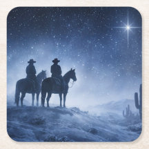Vaqueros del oeste americano Navidad del suroeste