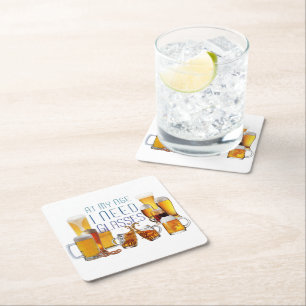 Posavasos Cuadrado De Papel Vasos de cerveza SlipperyJoe's vasos pilsner jarra