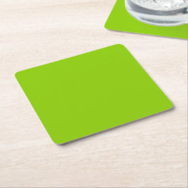 Posavasos Cuadrado De Papel Verde Brat Green Green Green Green