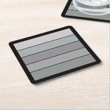 Verde Gris Con Bandas Negras Sobre Papel De Color 