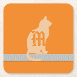 Posavasos Cuadrado De Papel Vibe de vacaciones de oro