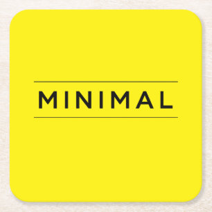 Posavasos Cuadrado De Papel Vibraciones Mínimas