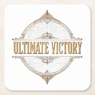 Posavasos Cuadrado De Papel Victoria definitiva