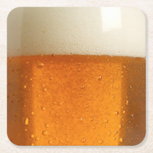 Posavasos Cuadrado De Papel Vidrio de cerveza