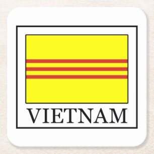 Posavasos Cuadrado De Papel Vietnam