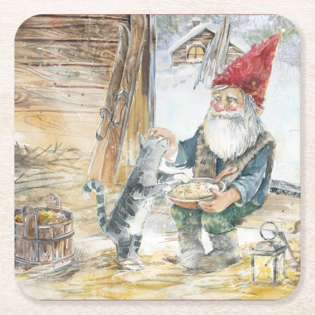 Posavasos Cuadrado De Papel Vikta julkort helgkort (Anverso)