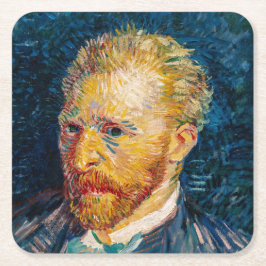 Posavasos Cuadrado De Papel Vincent Van Gogh - Autorretrato
