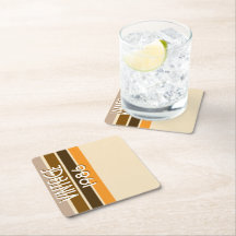 Vintage 1986 Retro Stripes Brown Tan Vintage 