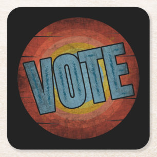 POSAVASOS CUADRADO DE PAPEL VOTA CLÁSICO
