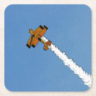 Posavasos Cuadrado De Papel Vuelo 1 coastercán
