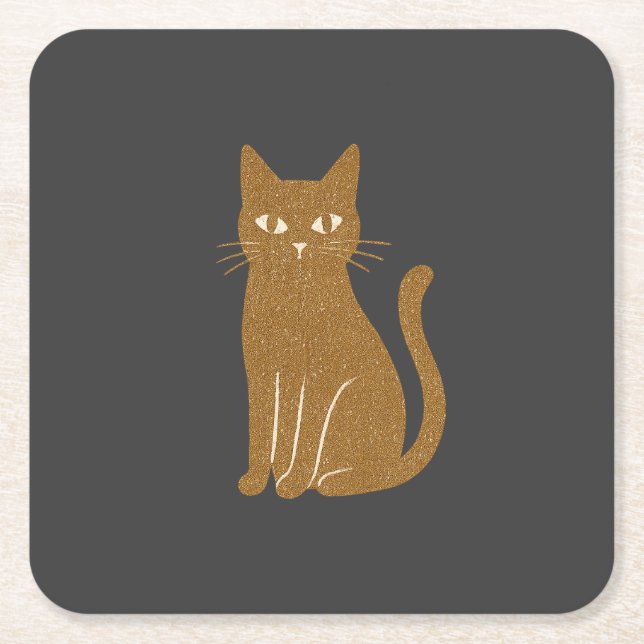 Posavasos Cuadrado De Papel Vuelos y luces (Anverso)