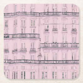 Posavasos Cuadrado De Papel Weekend a Paris